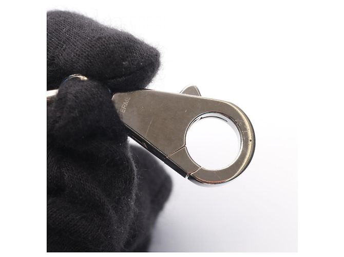 Hermès Hermes Bandoulière Maillon Chaine d'Ancre Shoulder Strap Blu Bordò - vista 7