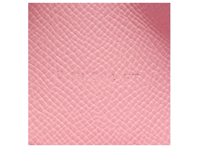Hermès Cartera larga bi-fold Hermes Bearn Soufflé Mauve Sylvestre Rosa - vista 5