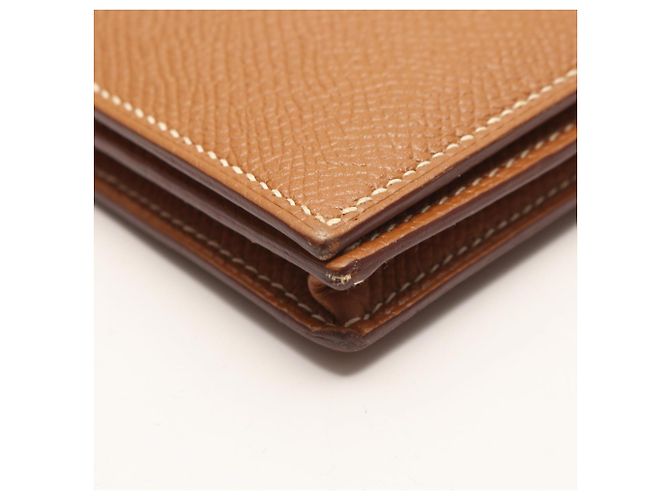Hermès Hermes Bearn Soufflé Brown Langbeutel Braun - Ansicht 10