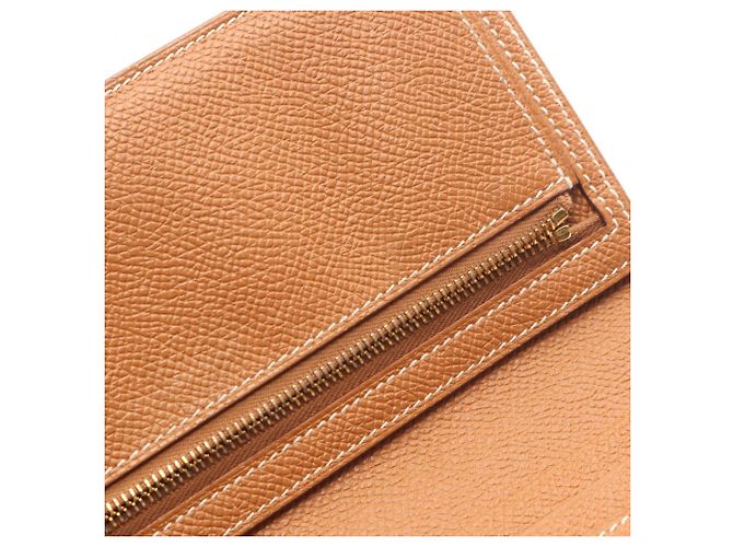 Hermès Hermes Bearn Soufflé Brown Langbeutel Braun - Ansicht 11