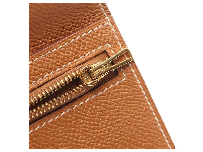 Hermès Hermes Bearn Soufflé Brown Langbeutel Braun - Ansicht 13