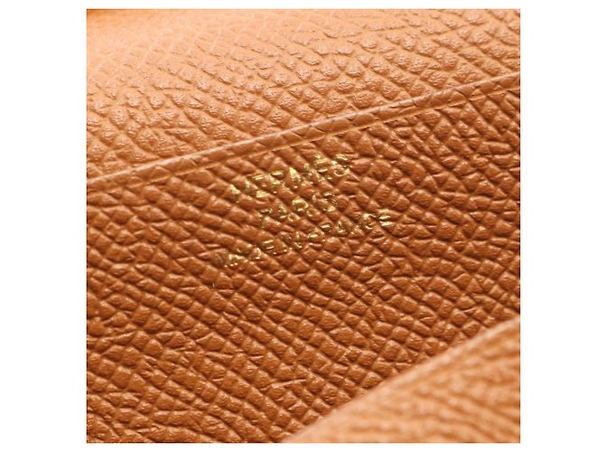 Hermès Hermes Bearn Soufflé Brown Langbeutel Braun - Ansicht 4
