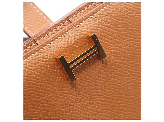 Hermès Hermes Bearn Soufflé Brown Langbeutel Braun - Ansicht 9