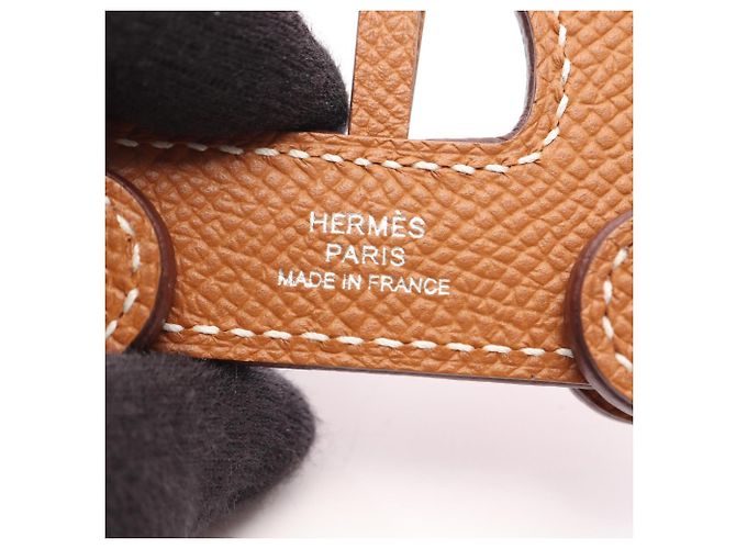 Hermès Charm per borsa Hermes Cheval à Roulette Marrone - vista 3