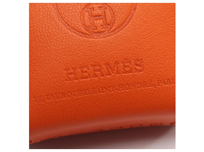 Hermès Hermes HERMES Shopper Sac Indoor Charm Marrone Arancione - vista 3