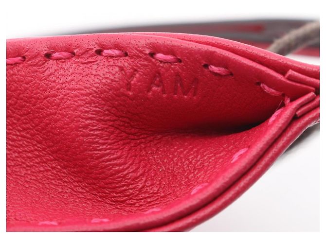 Hermès Charm per borsa in pelle rosa Hermes - vista 4