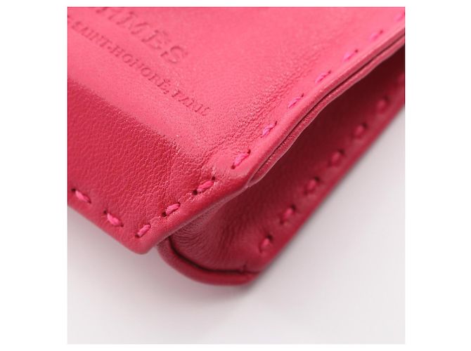Hermès Charm per borsa in pelle rosa Hermes - vista 5