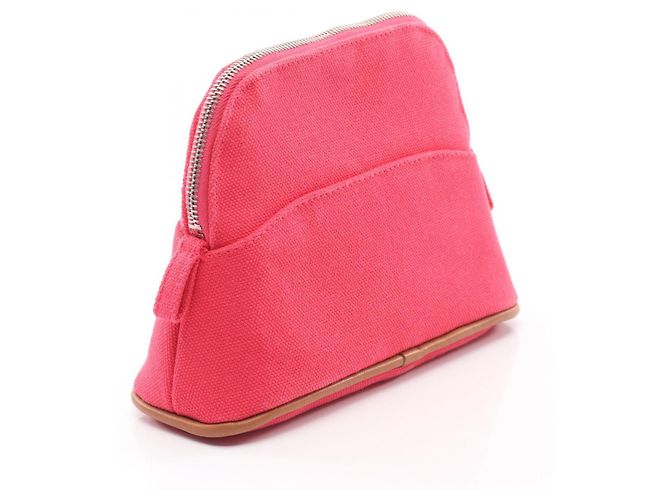 Hermès Borsa Hermes Polide Pouch 15 Mini Hibiscus Rosa - vista 2