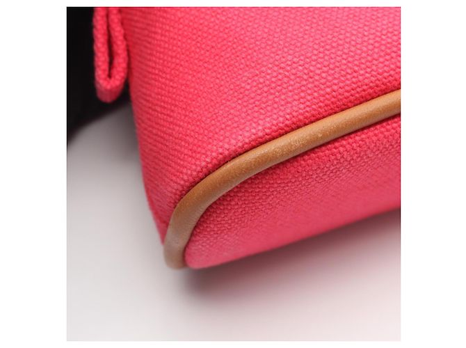 Hermès Borsa Hermes Polide Pouch 15 Mini Hibiscus Rosa - vista 5