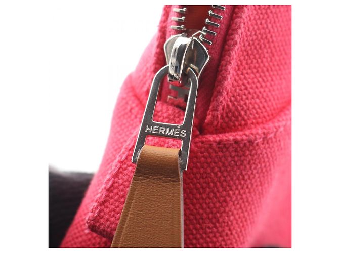 Hermès Borsa Hermes Polide Pouch 15 Mini Hibiscus Rosa - vista 7
