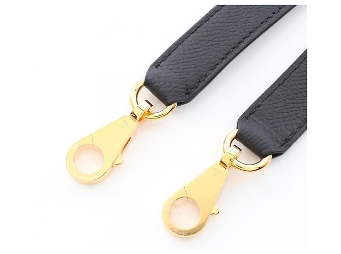 Hermès Tracolla in pelle Epsom nera Hermes Nero - vista 3