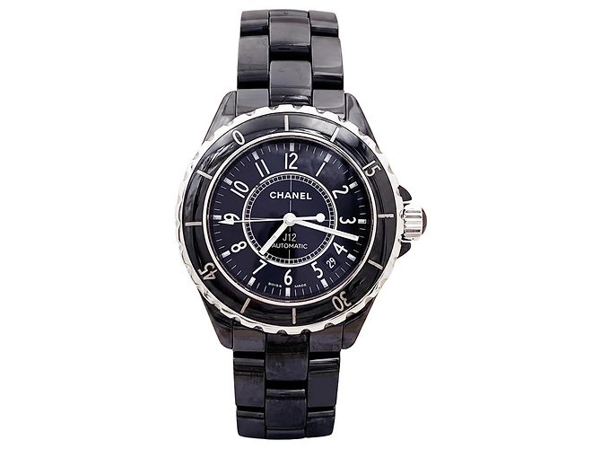 Chanel Uhr, "J12", schwarze Keramik, Stahl. - Ansicht 2