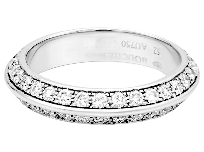 Boucheron "Éternelle Grâce" Ring, Weißgold und Diamanten. - Ansicht 3