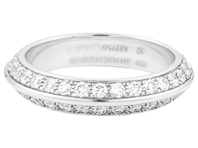 Boucheron "Éternelle Grâce" Ring, Weißgold und Diamanten. - Ansicht 4
