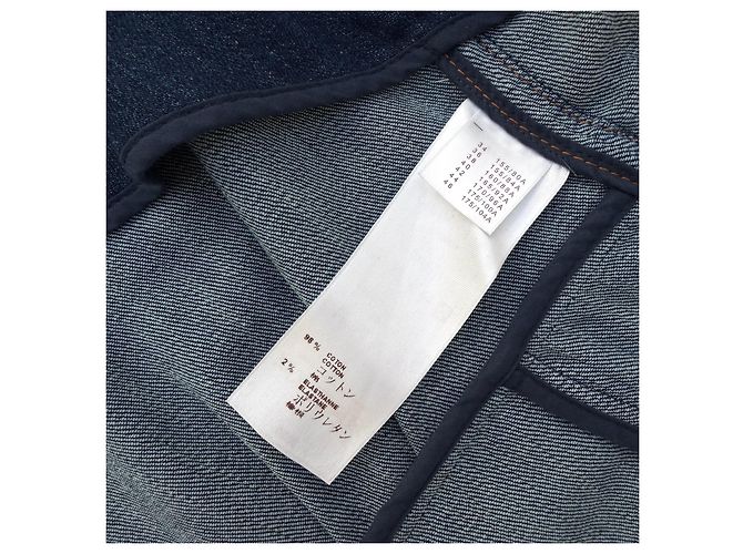 Louis Vuitton Resort 2013 Denim Weste & Culottes Set Blau - Ansicht 11