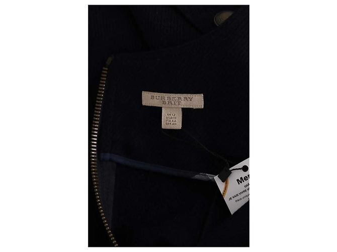 Burberry Marineblaues Kleid - Ansicht 5