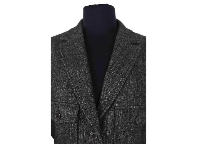 Yves Saint Laurent Giacca antracite Grigio antracite - vista 2