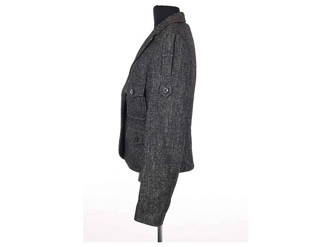 Yves Saint Laurent Giacca antracite Grigio antracite - vista 3