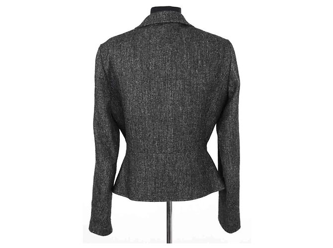 Yves Saint Laurent Giacca antracite Grigio antracite - vista 4