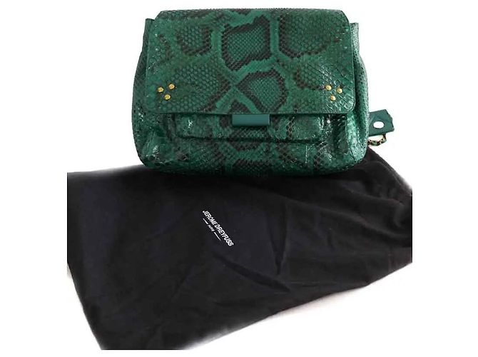 Jerome Dreyfuss Borsa a tracolla Lulu verde - vista 6
