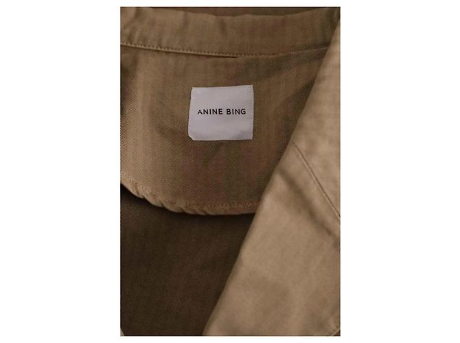 Chaqueta Anine Bing de algodón camel Camello - vista 5