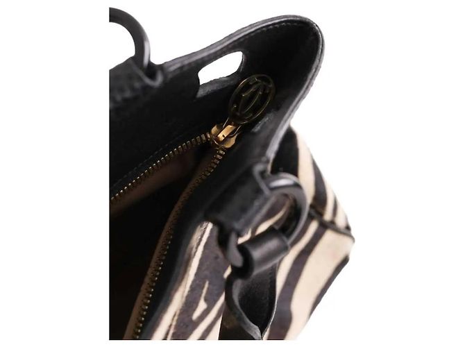 Borsa Cartier in pelle marrone - vista 7