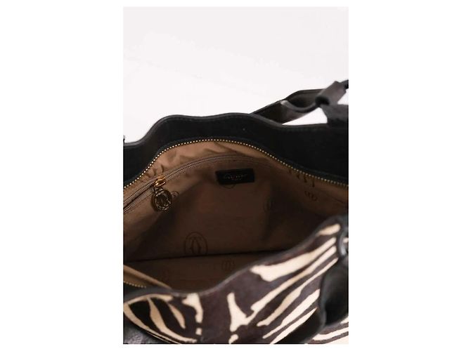Borsa Cartier in pelle marrone - vista 8