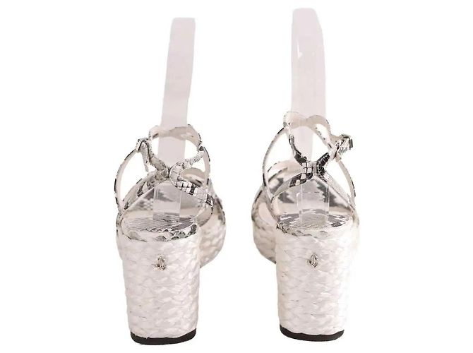 Sandali Jimmy Choo in pelle bianca Bianco - vista 2