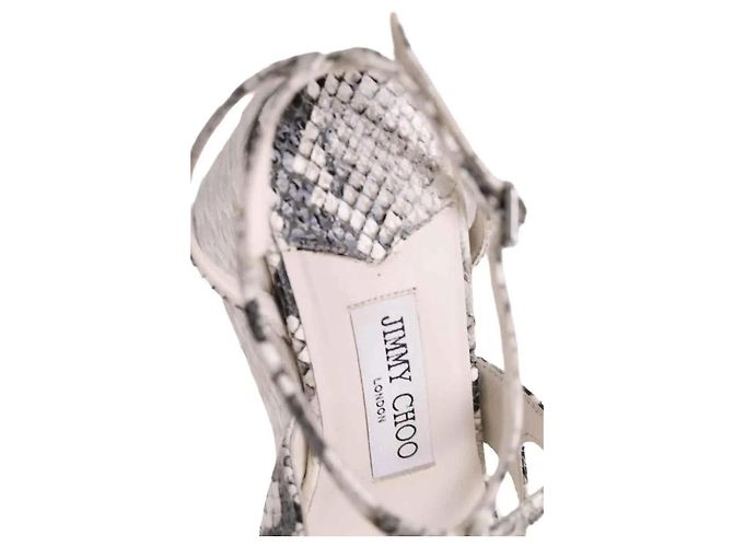 Sandali Jimmy Choo in pelle bianca Bianco - vista 6