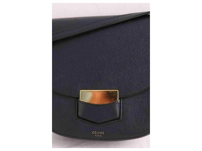 Borsa a tracolla Céline in pelle nera Nero - vista 2
