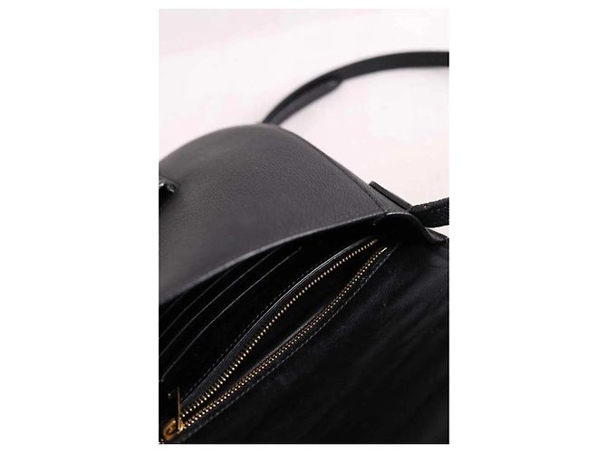 Borsa a tracolla Céline in pelle nera Nero - vista 6