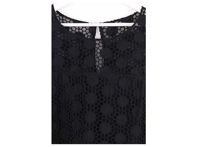 Vestido de algodón negro Lk Bennett - vista 2
