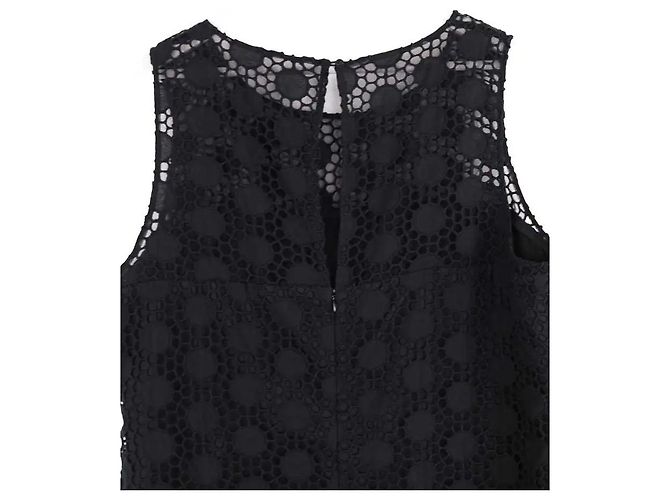 Vestido de algodón negro Lk Bennett - vista 4