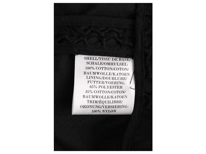 Vestido de algodón negro Lk Bennett - vista 6