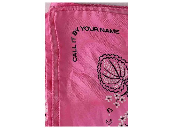 Autre Marque Call It By Your Name Seidentuch Rosa Pink - Ansicht 2