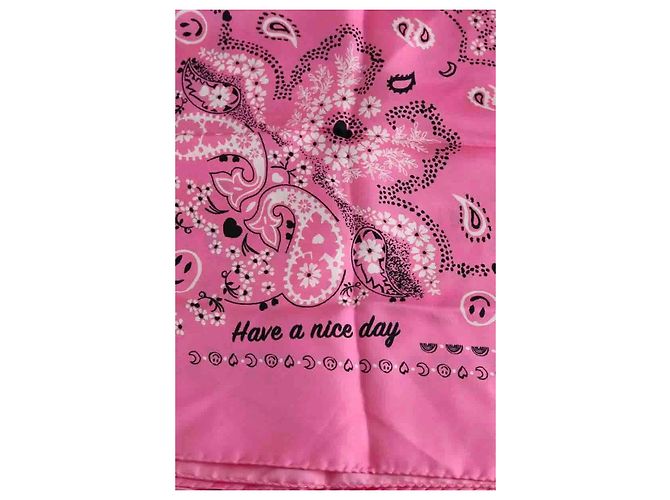 Autre Marque Call It By Your Name Seidentuch Rosa Pink - Ansicht 3