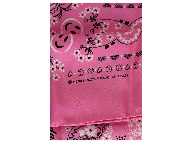 Autre Marque Call It By Your Name Seidentuch Rosa Pink - Ansicht 5