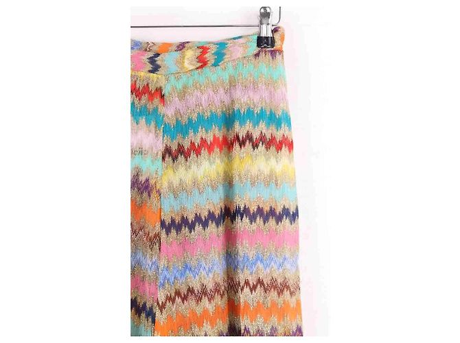 Missoni Pantaloni dritti multicolore - vista 2