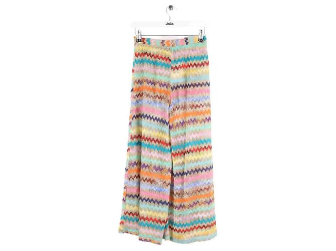 Missoni Pantaloni dritti multicolore - vista 3