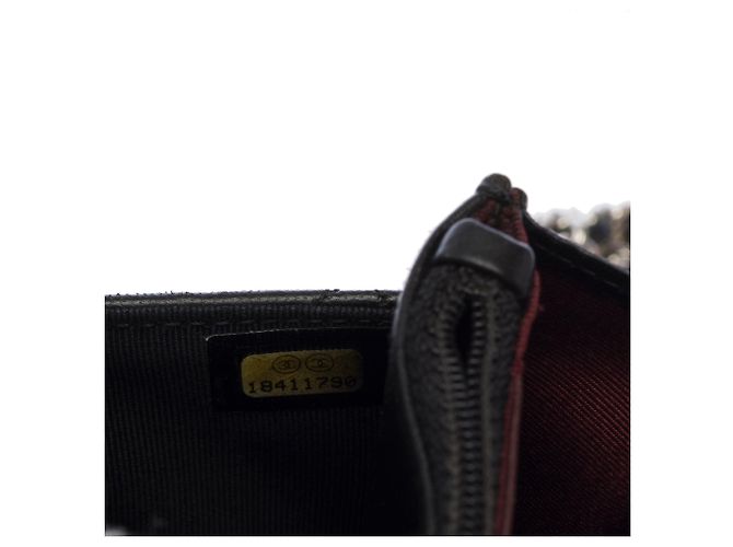 Borsa CHANEL Wallet on Chain in Pelle Nera - 103857 Nero - vista 8