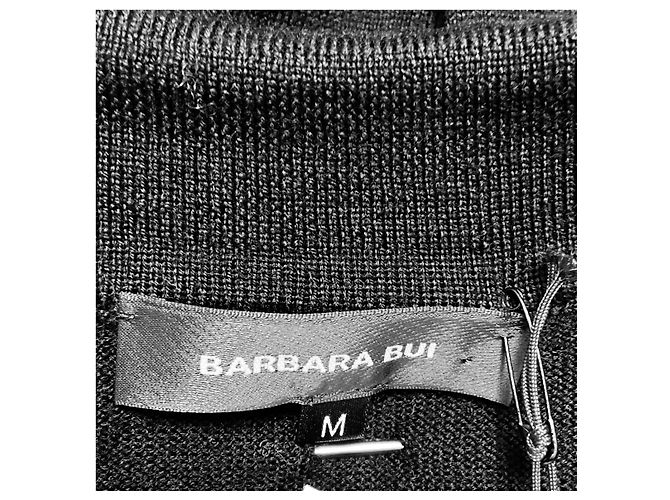 Barbara Bui Safari-Pullover aus schwarzer Merinowolle - Ansicht 4