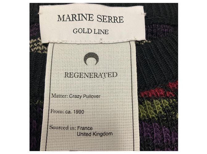 Abito pullover Marine Serre Black Multi Crazy Pullover Sweater Dress Multicolore - vista 4