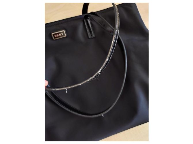Borsa Shopper DKNY Nera in Poliestere Nero - vista 5