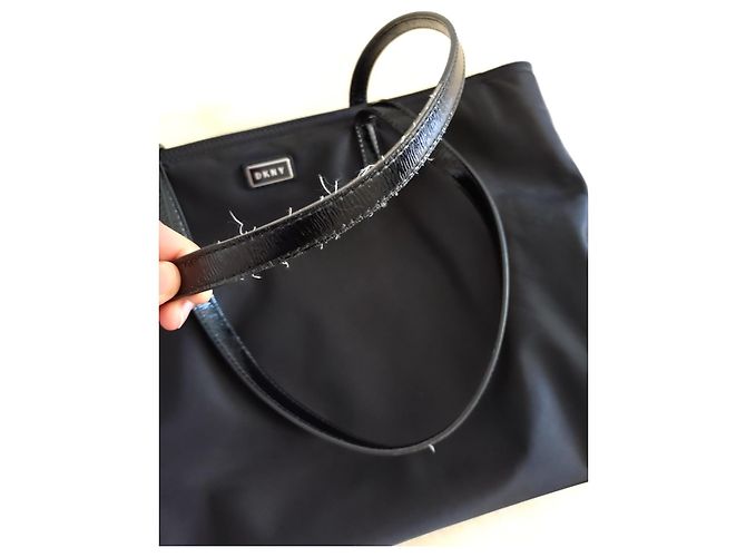 Borsa Shopper DKNY Nera in Poliestere Nero - vista 6
