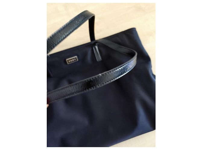 Borsa Shopper DKNY Nera in Poliestere Nero - vista 7