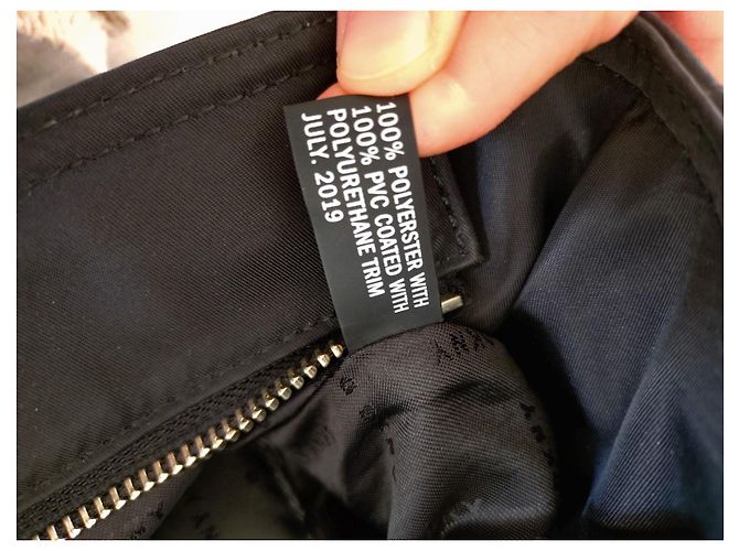 Borsa Shopper DKNY Nera in Poliestere Nero - vista 9