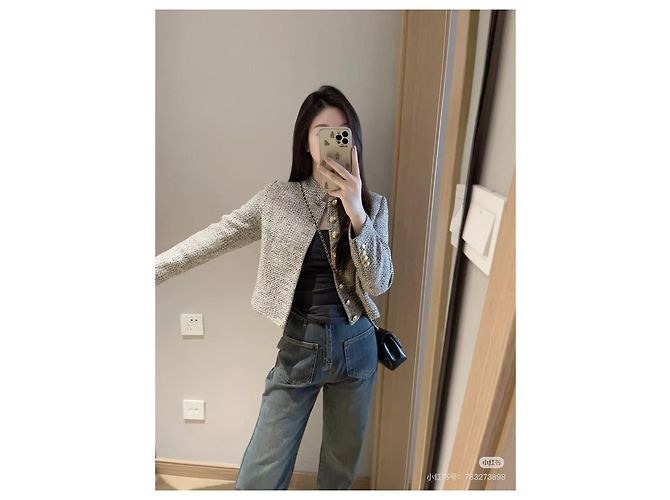 Céline Wolljacke Damen Größe 36 Mehrfarben - Ansicht 6