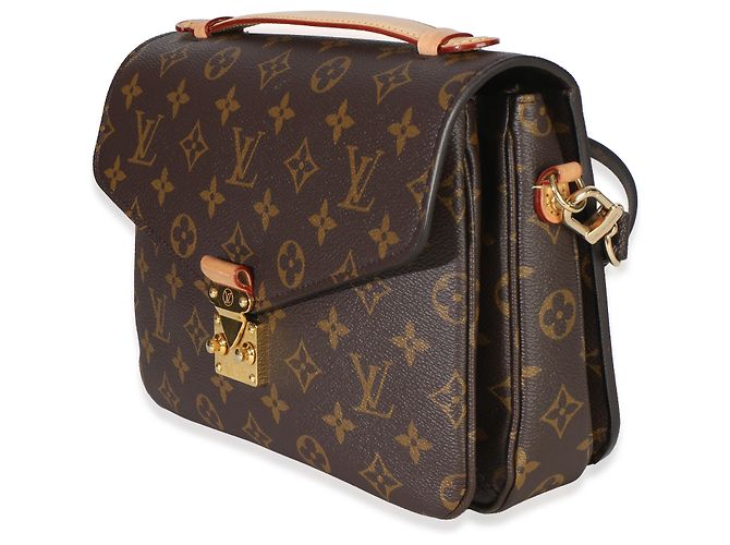 Louis Vuitton Monogram Canvas Pochette Metis Marrone - vista 3