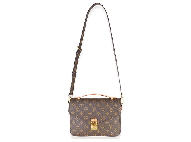 Louis Vuitton Monogram Canvas Pochette Metis Marrone - vista 5