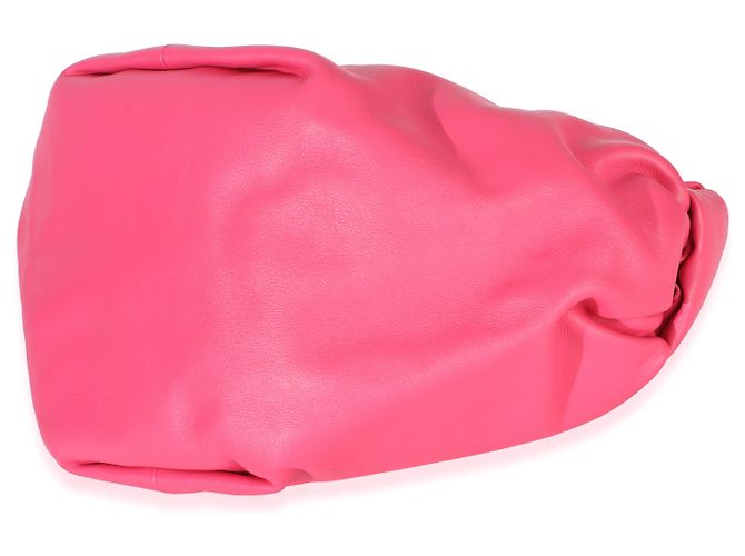 Bottega Veneta Mini Borsa Double Knot in Nappa Rosa - vista 6